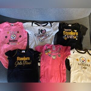 Steelers Onesies Girls